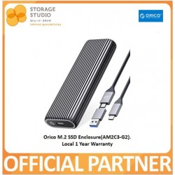 ORICO NVMe USB-C enclosure , P/NO: AM2C3-G2. Singapore Local Warranty 1 year
